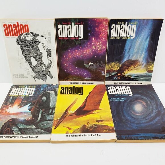 Analog Science Fiction Fact Magazines Full Complete Year 1966 12 Issues Sci-Fi - Picture 3 of 15